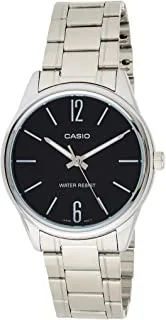 Casio Men's Black Dial Stainless Steel Analog Watch - MTP-V005D-1BUDF