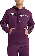 هودي رجالي من Champion Graphic Powerblend Fleece Hood بغطاء رأس من الصوف Graphic Powerblend