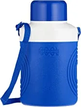 زجاجة ماء قوية باردة من رويال فورد بسعة 2 لتر- RF11346 زجاجة بلاستيكية فاخرة مع حزام متصل قوي وطويل الأمد وتصميم جذاب ومقاوم للتسرب وبنية محمولة