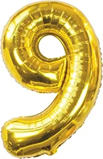 Talking Tables We Heart Number 9 Birthdays Foil Balloon, 34-Inch Height, Giant
