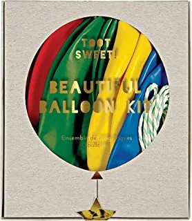 Meri Meri 18 inch Toot Sweet Balloon Kit, Multicolour