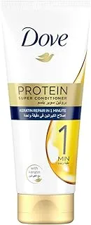 Dove Protein Super Conditioner repairs damaged hair in just 1 minute! Keratin Repair, hair care for 10X stronger and more beautiful hair, 180ml