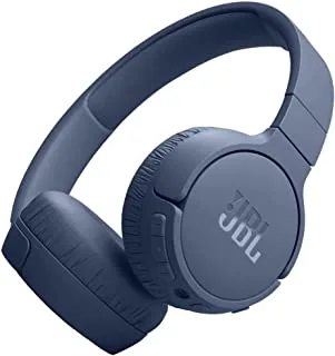 JBL Tune 670NC Adaptive Noise Cancelling Wireless On-Ear Headphones, Pure Bass, Smart Ambient, Bluetooth 5.3 + LE Audio, Hands-Free Call, 70H Battery, Multi-Point Connection - Blue, JBLT670NCBLU