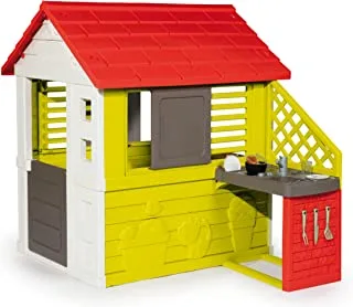 Smoby Nature Playhouse and Kitchen Outdoor Toy ، 145 x 110 x 127 cm Size
