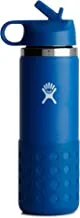 Hydro Flask 20 oz Kids Wide Mouth Straw Lid and Boot Stream