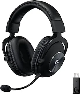 Logitech G Pro X Wireless Lightspeed Gaming Headset With Blue Vo!Ce Mic Filter Tech, 50 mm Pro-G Drivers, And Dts Headphone:X 2.0 Surround Sound