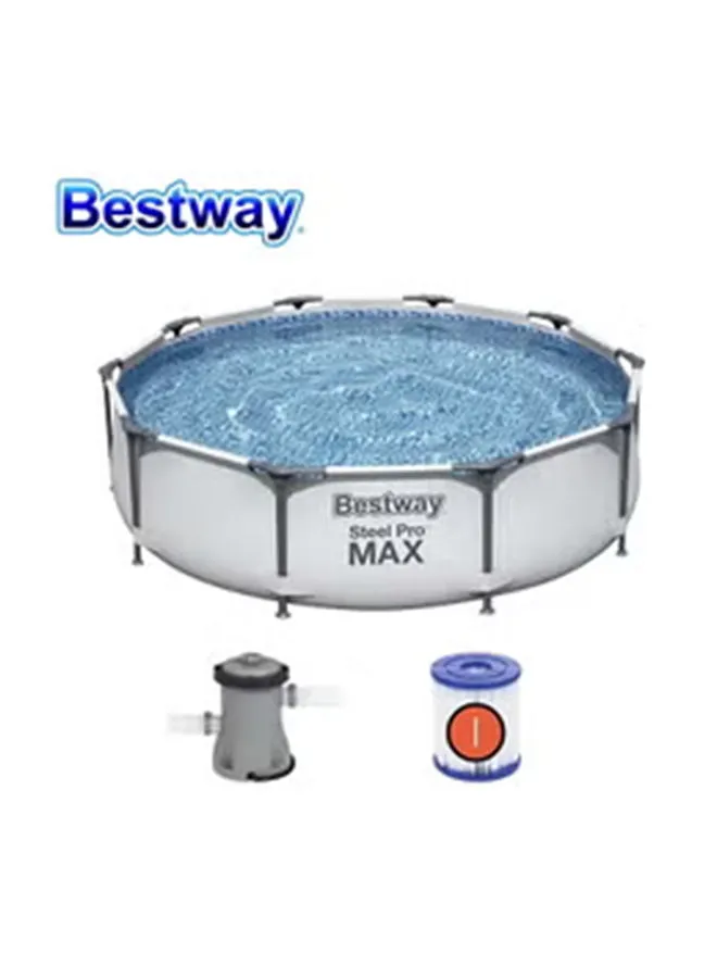 Bestway Steel Pro طقم حوض السباحة (مضخة تصفية المسبح) 2656408 305x76 سم