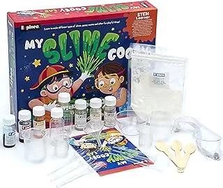 مجموعة ألعاب الأنشطة التعليمية والأنشطة التعليمية DIY من Eksploe Stem Learner My Slime Gooey Lab