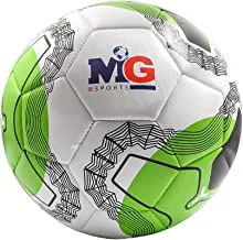 MG FIFA Soccer Football with PU Material For Kid Youth and Adult Size-5, Multicolor