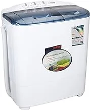 Olsenmark 7 kg Twin Tub Semi Automatic Washing Machine with Knob Control | Model No OMSWM1671 with 2 Years Warranty