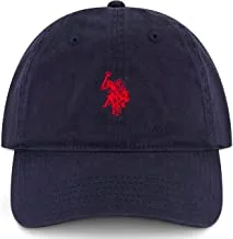 U.S. Polo Assn. Men's Washed Twill Baseball Cap, 100% Cotton, Adjustable