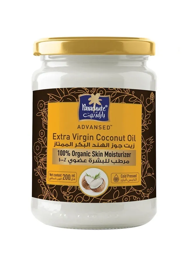 Parachute Organic Extra Virgin Coconut Oil, Skin Moisturizer, 200ml