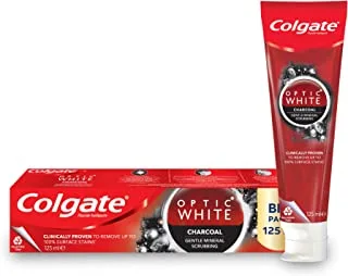Colgate Optic White Charcoal Whitening Toothpaste 125 ml