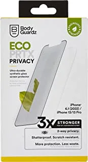 واقي شاشة الخصوصية Bodyguardz Eco PRTX لهاتف iPhone 2022 6.1 بوصة