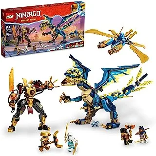 مجموعة ألعاب البناء LEGO® NINJAGO® Elemental Dragon ضد The Empress Mech 71796 (1،038 قطعة)