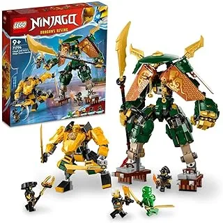 LEGO® NINJAGO® Lloyd and Arin’s Ninja Team Mechs 71794 Building Toy Set (764 Pieces)