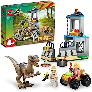 LEGO® Jurassic World™ Velociraptor Escape 76957 Building Toy Set (137 Pieces)