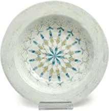 EDESSA Montessa Soup Plate 22cm - Classic Porcelain Ceramic Bowl for Hearty Soups and Broths