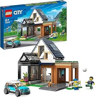 LEGO® City Family House and Electric Car 60398 Building Toy Set (462 Pieces)