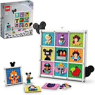 LEGO® | Disney 100 Years of Disney Animation Icons 43221 Building Toy Set (1,022 Pieces)