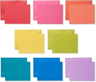American Greetings Single Panel Blank Cards with Envelopes, Rainbow Colors (200-Count)