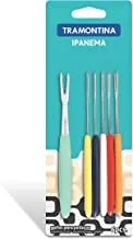 Tramontina Ipanema 6 Pieces Stainless Steel Appetizer Forks with Polypropylene Handles