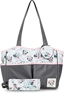 Disney Minnie Mouse 4-Piece Allover Print Diaper Bag Set