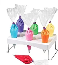 ECVV Piping bag shelf Cake Decorating Icing Bag Stand Decorative bag bracket Cake tool DIY baking rack holder, 11.5 * 7.09 * 4.53 Inch.