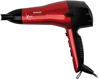 SENCOR - Hair Dryer, 2000W, Two Speeds, 3 temperature settings, SHD 6600RD, 2 years replacement Warranty