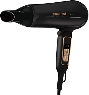 WAHL Pro Shine Argan Care Hair Dryer 2200W| SenseIQ Technology with Digital Infrared Sensor & Microprocessor for Shiny Hair| Anti-Static Ionic Action Technology for Frizz-Free Hair (5449-027)