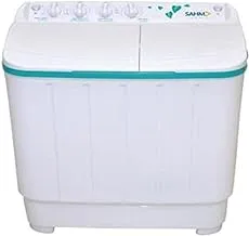 Sahm 5 kg Twin Tub Semi Automatic Washing Machine with 1350 RPM Spinning Speed | Model No SHM-06TTF with 2 Years Warranty