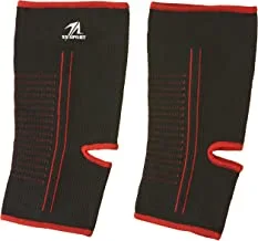 Leader Sport 968 Ankle Support, Black/Red