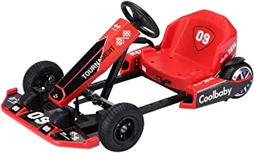 COOLBABY Crazy Drift Electric Scooter Go Cart Kating Car, Battery Powered 4 Wheel Racer For Kids, Adult Pedal Cars For Outdoor, Ride On Toy-DP10