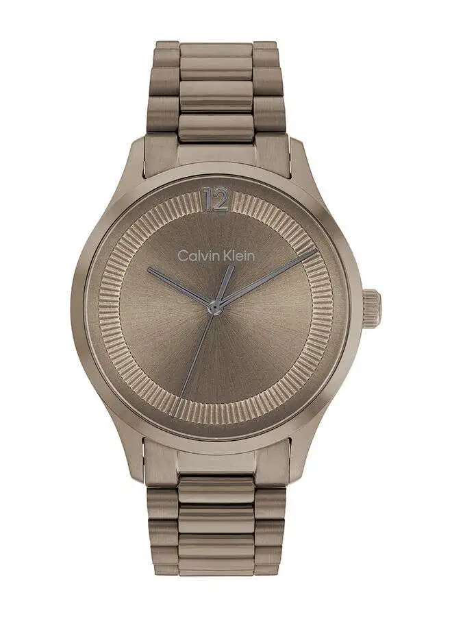 CALVIN KLEIN Unisex Analog Round Shape Stainless Steel Wrist Watch 25200228 40 mm