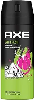 Axe Men Deodorant Body Spray for Long Lasting Odour Protection, Epic Fresh, 48 hours Irresistible Fragrance, 150ml