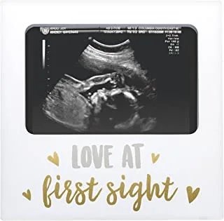 Tiny Ideas Love at First Sight Sonogram Keepsake Photo Frame, Ultrasound Photo Frame for Baby Girl or Baby Boy