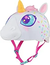 Raskullz C-Preme Super Unicorne Fit System Child Helmet, 50-54 cm Size, White
