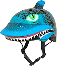 Raskullz C-Preme Shark Attax Fit System Child Helmet, 50-54 cm Size, Black