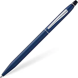 قلم حبر جاف قابل لإعادة الملء كروس كليك ، قلم حبر جاف متوسط ​​، يتضمن صندوق هدايا ممتاز - ورنيش أزرق ليلي
