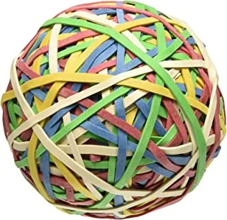 ACCO Rubber Band Ball, 275 Bands per Ball, Assorted Colors (A7072153)