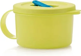 Tupperware Plastic Store, Serve and Go Microwave Soup Mug, 520 ml Capacity, Light green