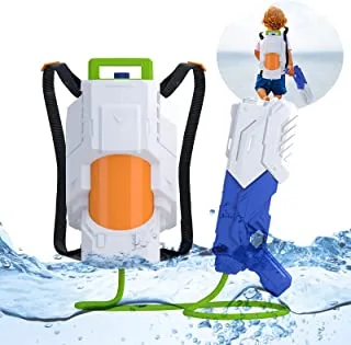 SNAEN Water Blaster with 2.5L High Capacity Backpack Tank Which has Adjustable Straps, Shooting for 30 feet, Space Weapon Toy for Summer Outdoor Activities Suitable for Boys and Girls 3 Years and Over