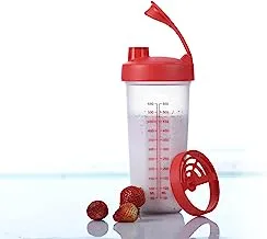 Tupperware Ez Shaker, 350 ml Capacity, Clear/Red