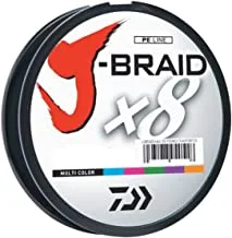 Daiwa J-Braid 300M 8-Strand خط جديلة دائرية منسوجة