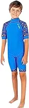 COEGA Kids Boys 1pc Swim Suit-Blue Superman Hero