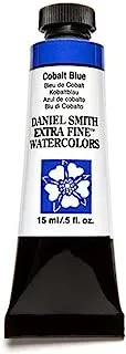 Daniel Smith Extra Fine Watercolor 15ml Paint Tube, Cobalt Blue (284600025), 0.5 Fl Oz (Pack of 1)