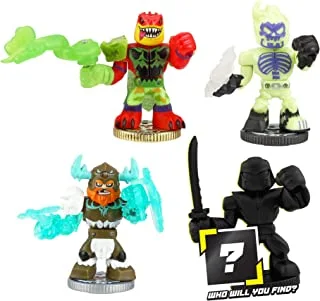Legends of Akedo Powerstorm Warrior Collector Pack - 4 Mini Battling Action Figures Including 1 Ultra Rare Warrior and 1 Mystery Warrior