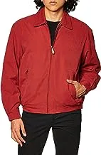 London Fog Men's Auburn Zip-Front Golf Jacket (Regular & Big-Tall Sizes), Chili, Large