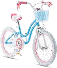 دراجة أطفال من RoyalBaby Stargirl 12 14 16 18 20 بوصة للأطفال مع سلة لعمر 3-12 سنة