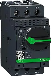 Schneider Breaker TeSys Deca_ قاطع دارة المحرك ، TeSys GV2 ، 3P ، 4-6.3 A ، مغناطيسي حراري ، أطراف ملولبة _ [GV2P10]